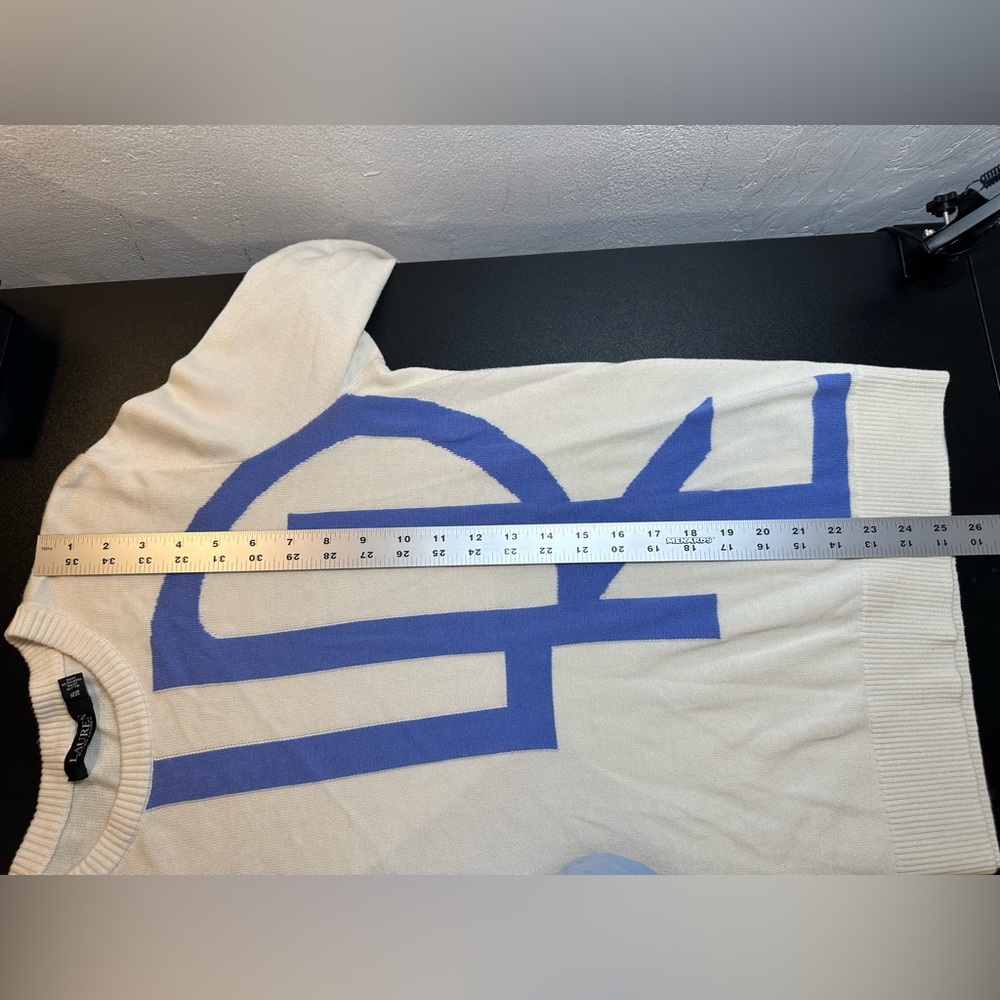 Lauren Ralph Lauren “LRL” Front Logo Cream Sweater Women’s Size XL - Picture 10 of 10